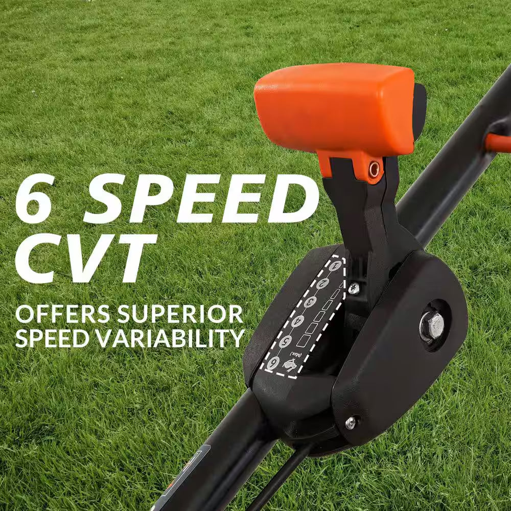 22 In. 201 Cc SELECT PACE 6 Speed CVT High Wheel RWD 3-In-1 Gas Walk behind Self Propelled Lawn Mower