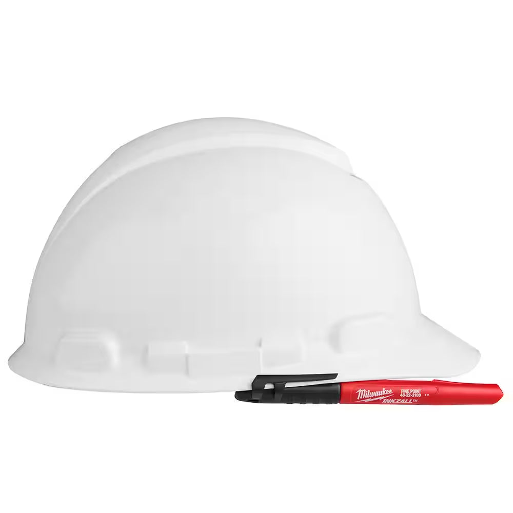INKZALL Red Fine Point Jobsite Permanent Marker