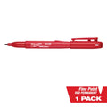 INKZALL Red Fine Point Jobsite Permanent Marker