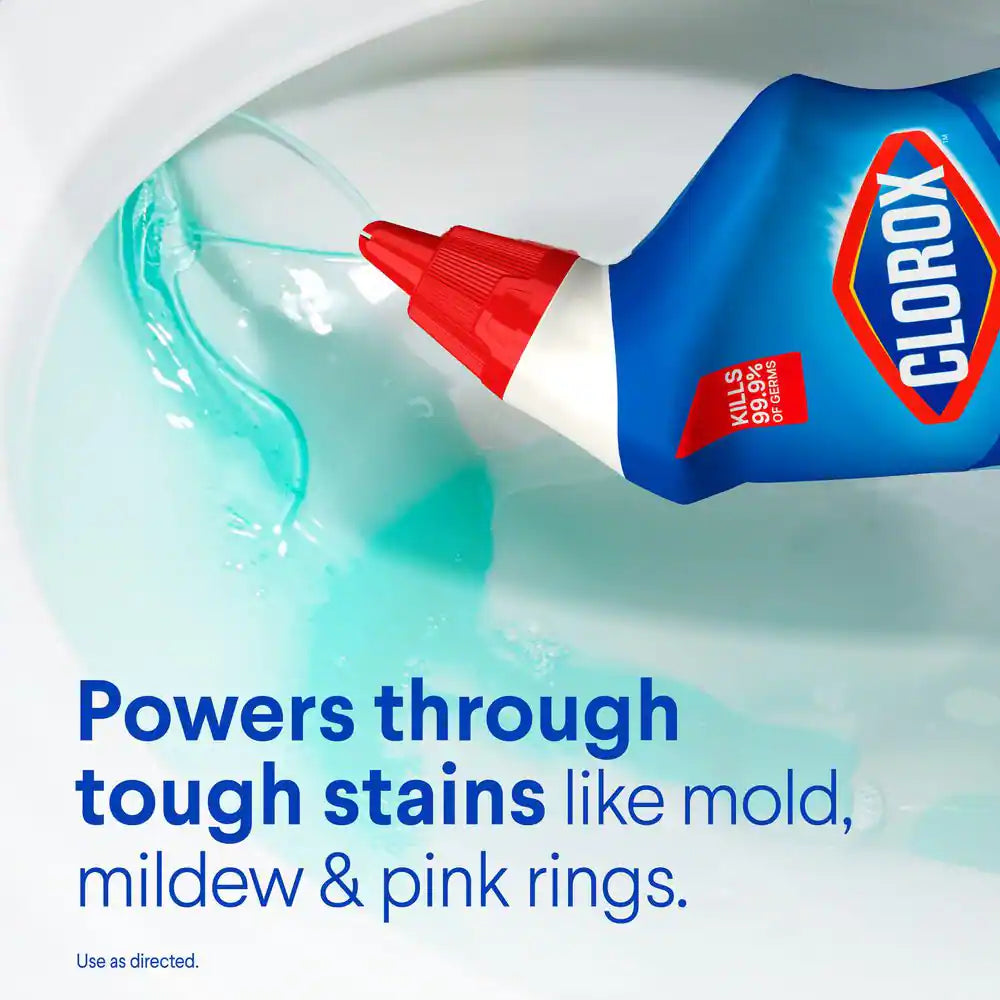 24 Oz. Ocean Mist Toilet Bowl Cleaner Clinging Bleach Gel (6-Pack)