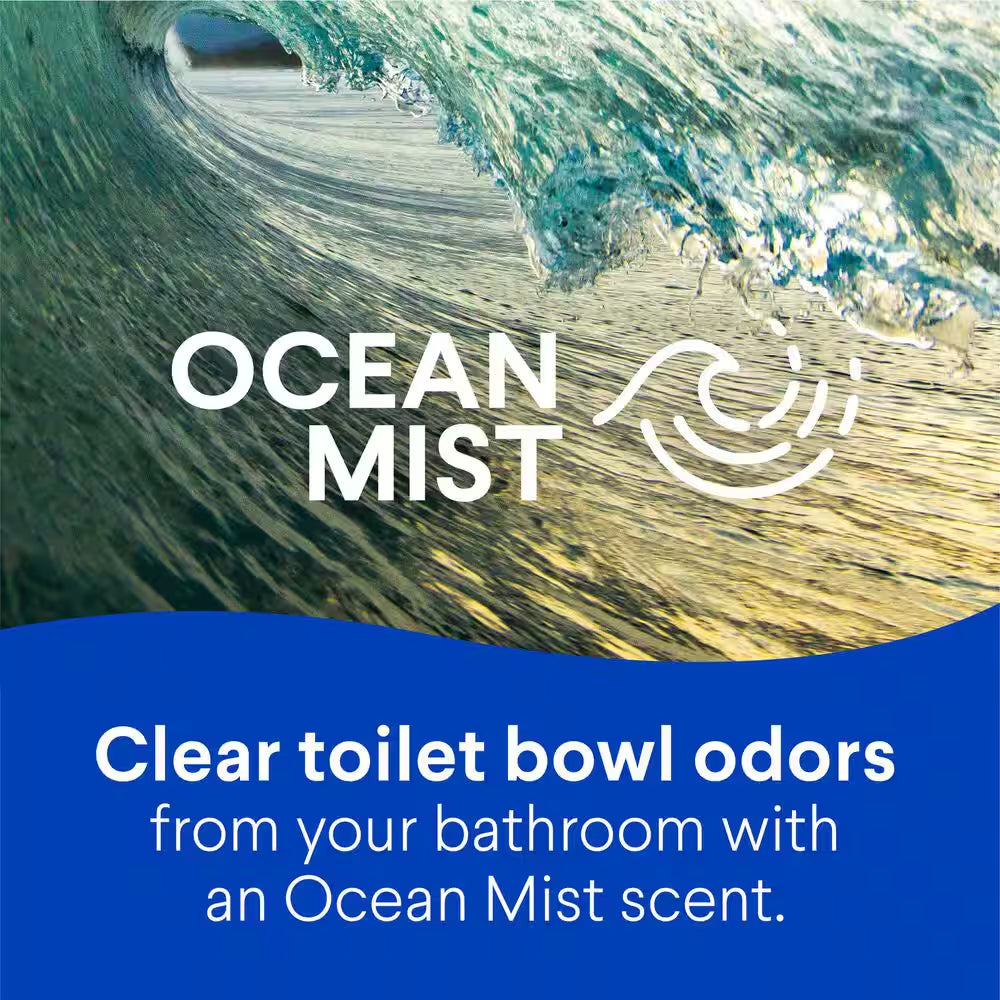 24 Oz. Ocean Mist Toilet Bowl Cleaner Clinging Bleach Gel (6-Pack)