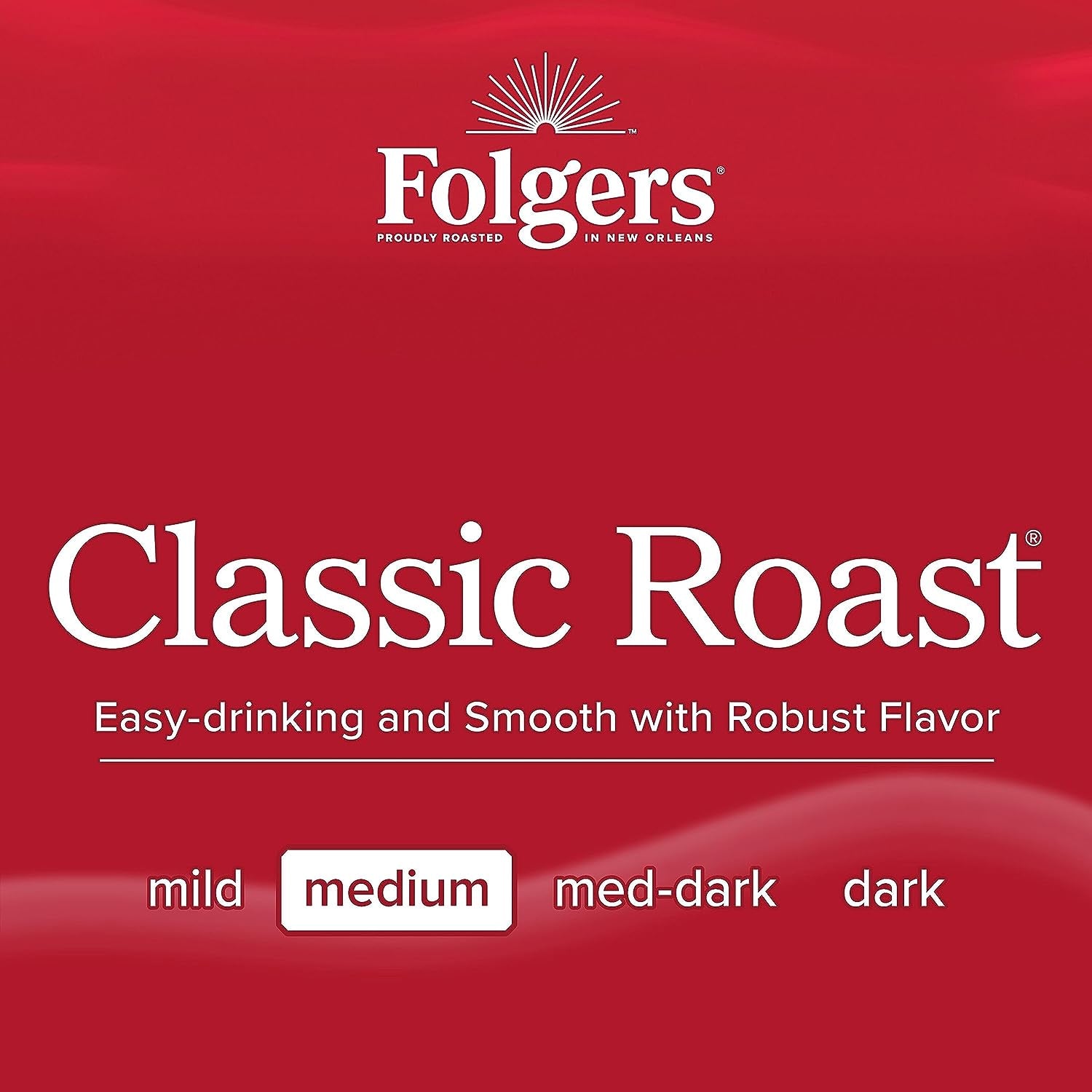 Classic Roast Medium Roast Coffee, Keurig K-Cup Pods, 12 Count Boxes (Pack of 6)