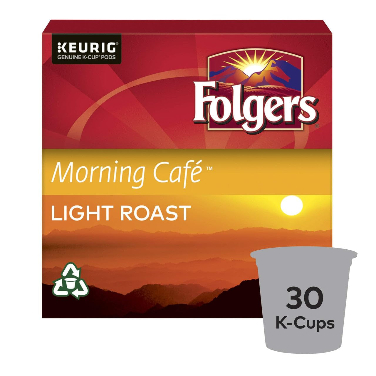 Classic Roast Medium Roast Coffee, Keurig K-Cup Pods, 12 Count Boxes (Pack of 6)
