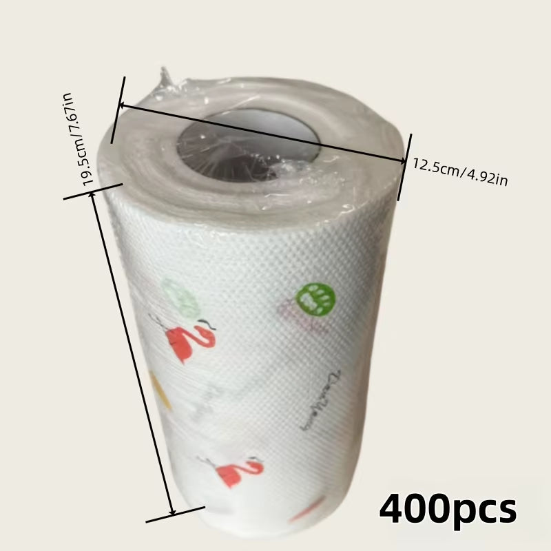 Absorbent Thick Cotton Kitchen Paper Towels - Washable and Reusable Kitchen Towels