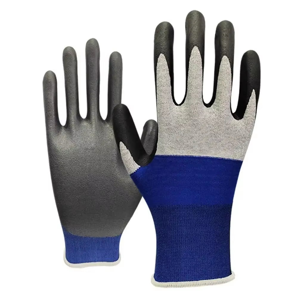 Ultrathin Electrician Insulating Gloves Withstanding Voltage 400V/500V Nitrile Work Safe Gloves Industrial Oil Proof