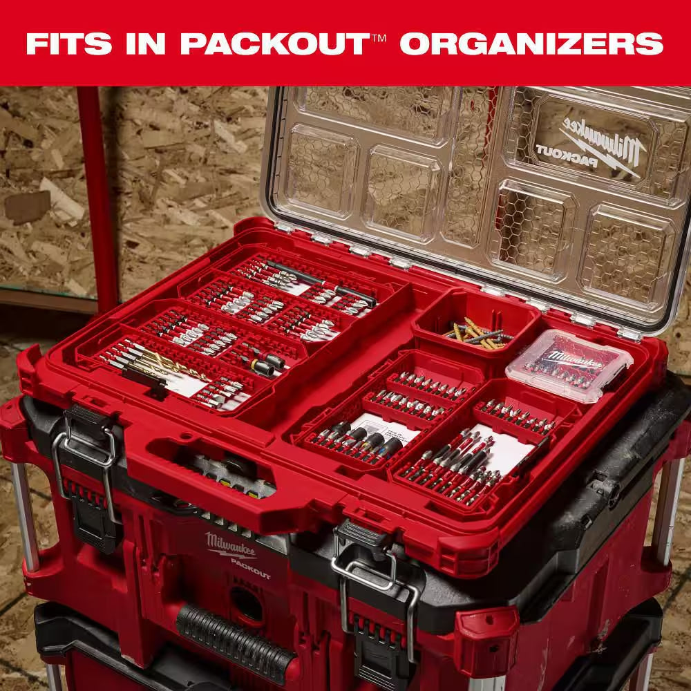 SHOCKWAVE Impact Duty Alloy Steel Screw Driver Bit Set (45-Piece)