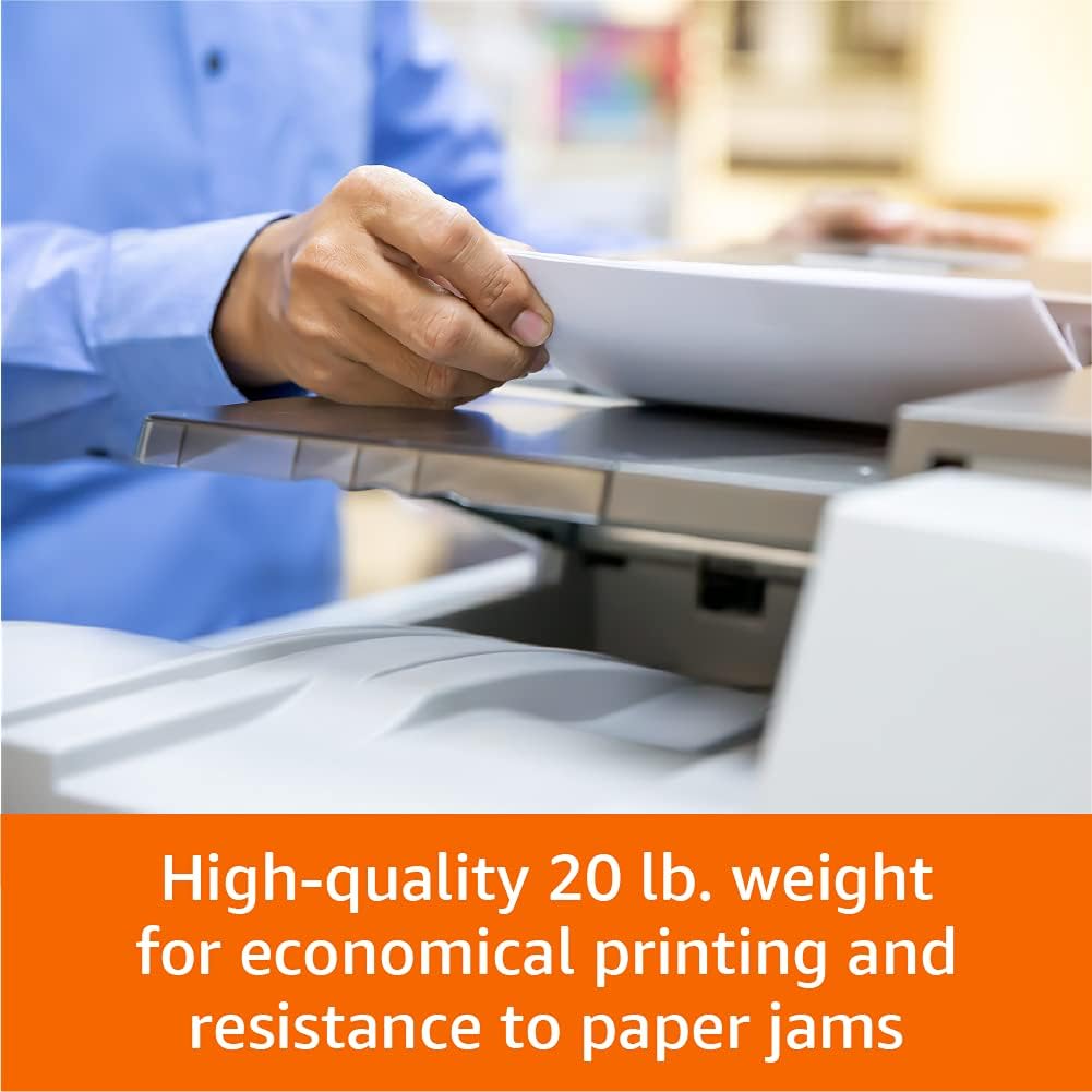 Multipurpose Copy Paper, 20 lb, 8.5 x 11 inches, 3 Reams (1,500 Sheets), 92 Bright White, Ideal for Home Use