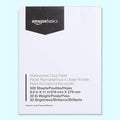 Multipurpose Copy Paper, 20 lb, 8.5 x 11 inches, 3 Reams (1,500 Sheets), 92 Bright White, Ideal for Home Use