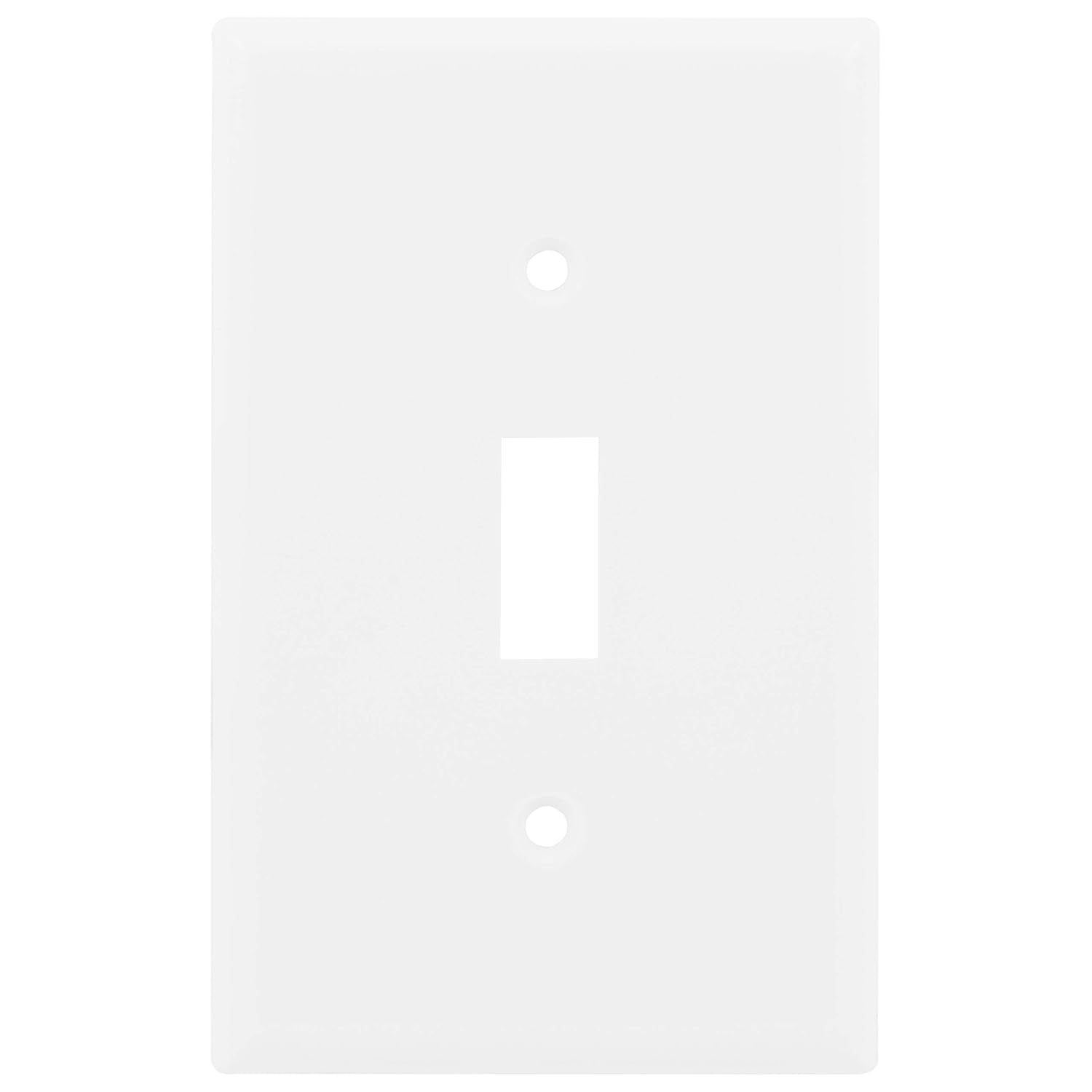 Single Oversized Wall Plate Cover, 1 Gang, Light Switch Cover, 3.1” X 4.9”, Outlet Covers, Screws Included, White, 30598