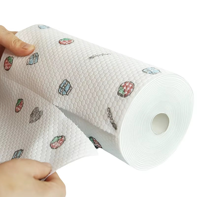 Absorbent Thick Cotton Kitchen Paper Towels - Washable and Reusable Kitchen Towels