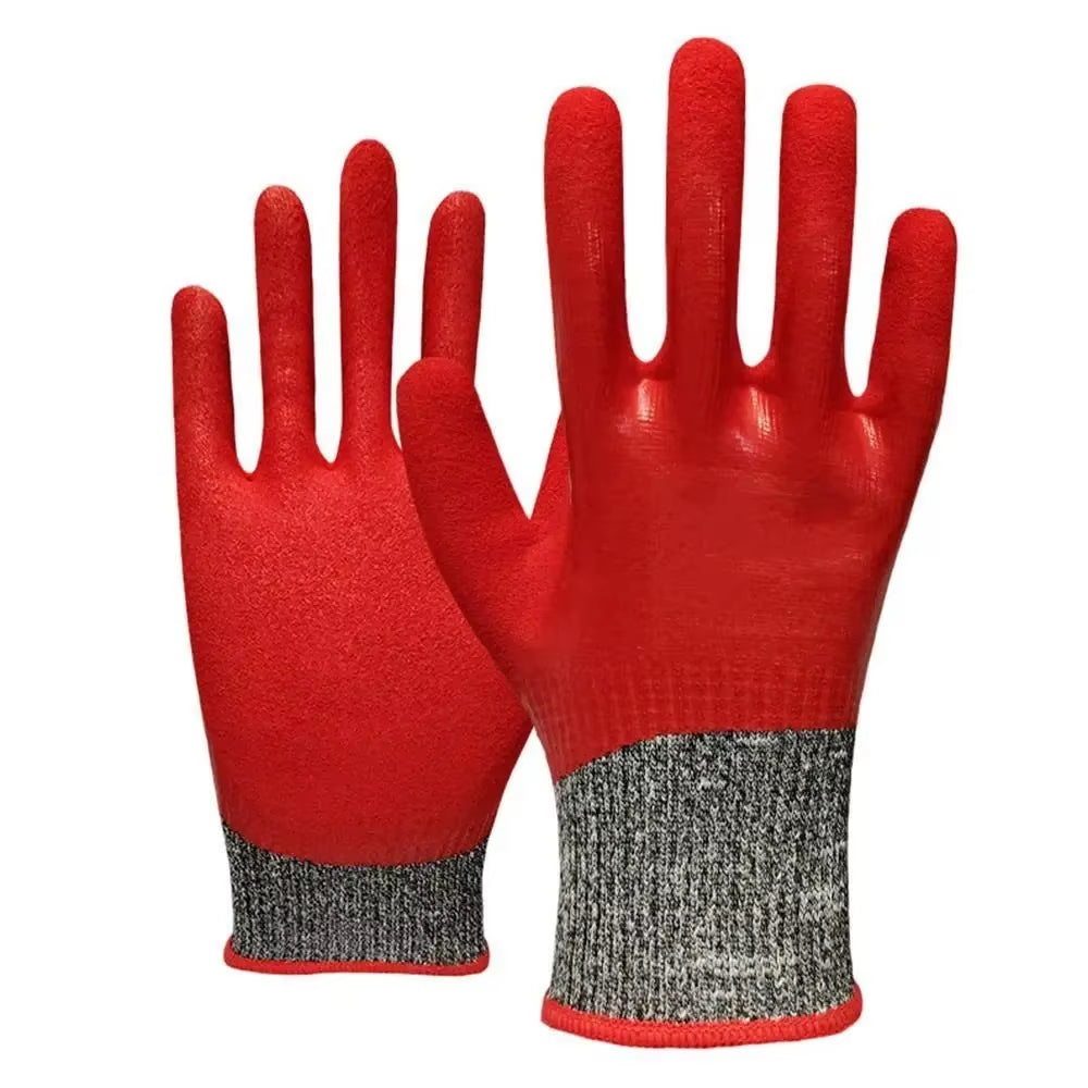 Ultrathin Electrician Insulating Gloves Withstanding Voltage 400V/500V Nitrile Work Safe Gloves Industrial Oil Proof