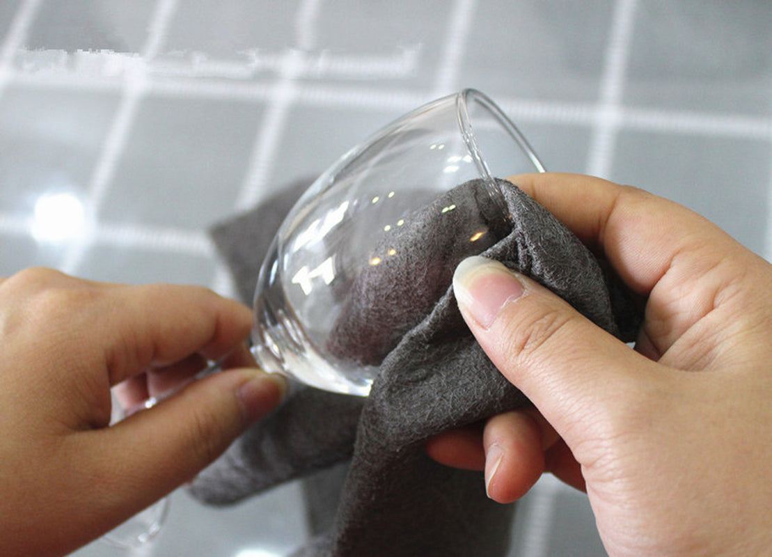 Thickened Magic Cleaning Cloth Microfiber Surface Instant Polishing Household Cleaning Cloth for Glass Windows Mirrors Car Kitchen Gadgets