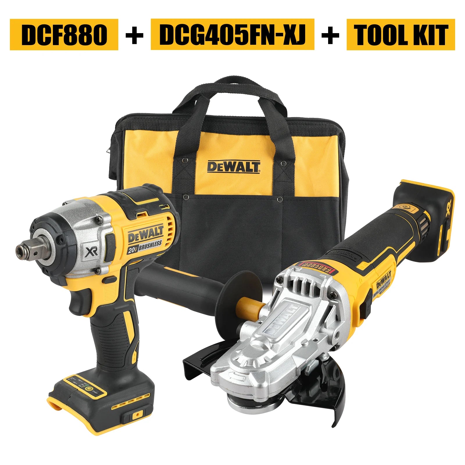 DCF405FN  880 Lithium Battery Brushless,Drill with Tool Kit Combination Kit ﻿No Battery