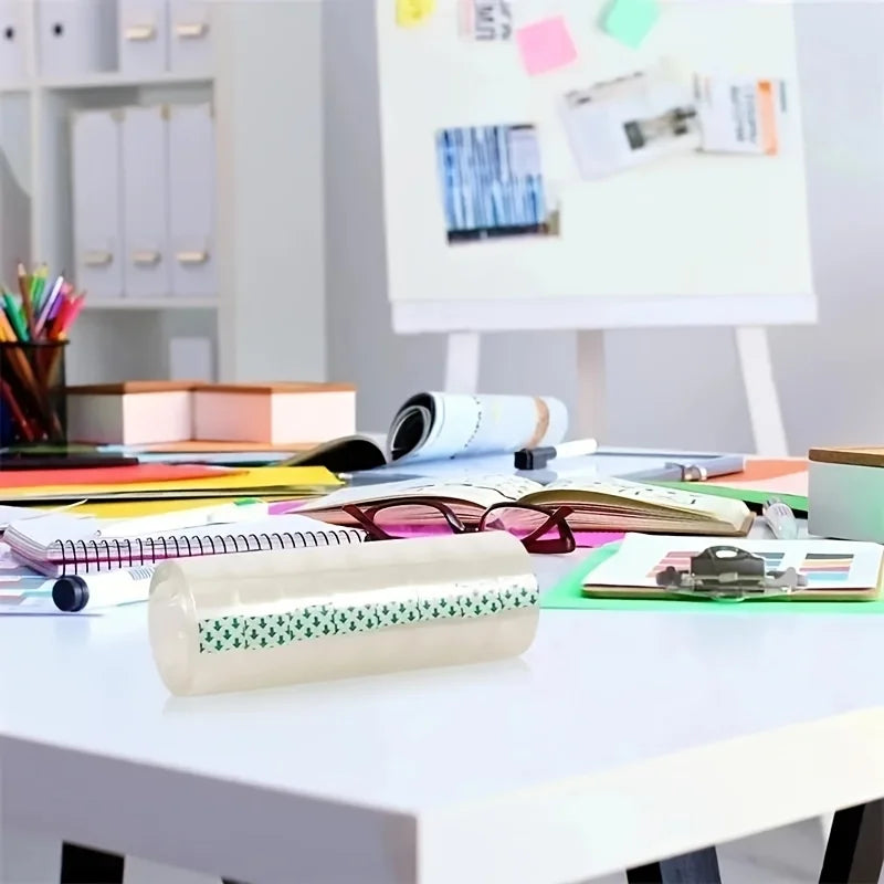 10Roll of Transparent Small Tape，Suitable for Gift Packaging、Stationery Office Supplies、Handmade and for Home Use。High Quality T