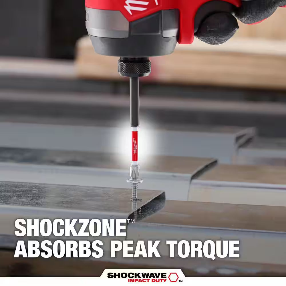 SHOCKWAVE Impact Duty Alloy Steel Screw Driver Bit Set (45-Piece)