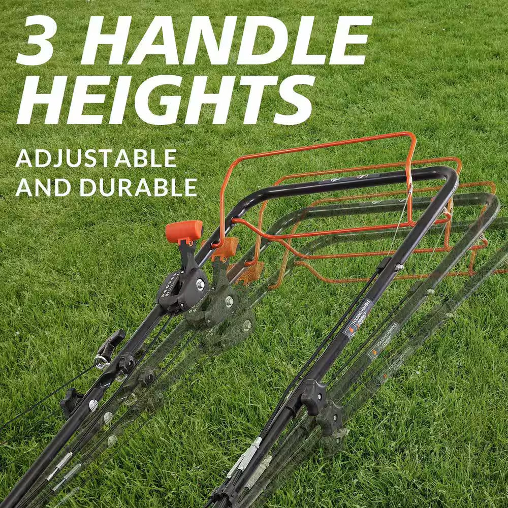 22 In. 201 Cc SELECT PACE 6 Speed CVT High Wheel RWD 3-In-1 Gas Walk behind Self Propelled Lawn Mower