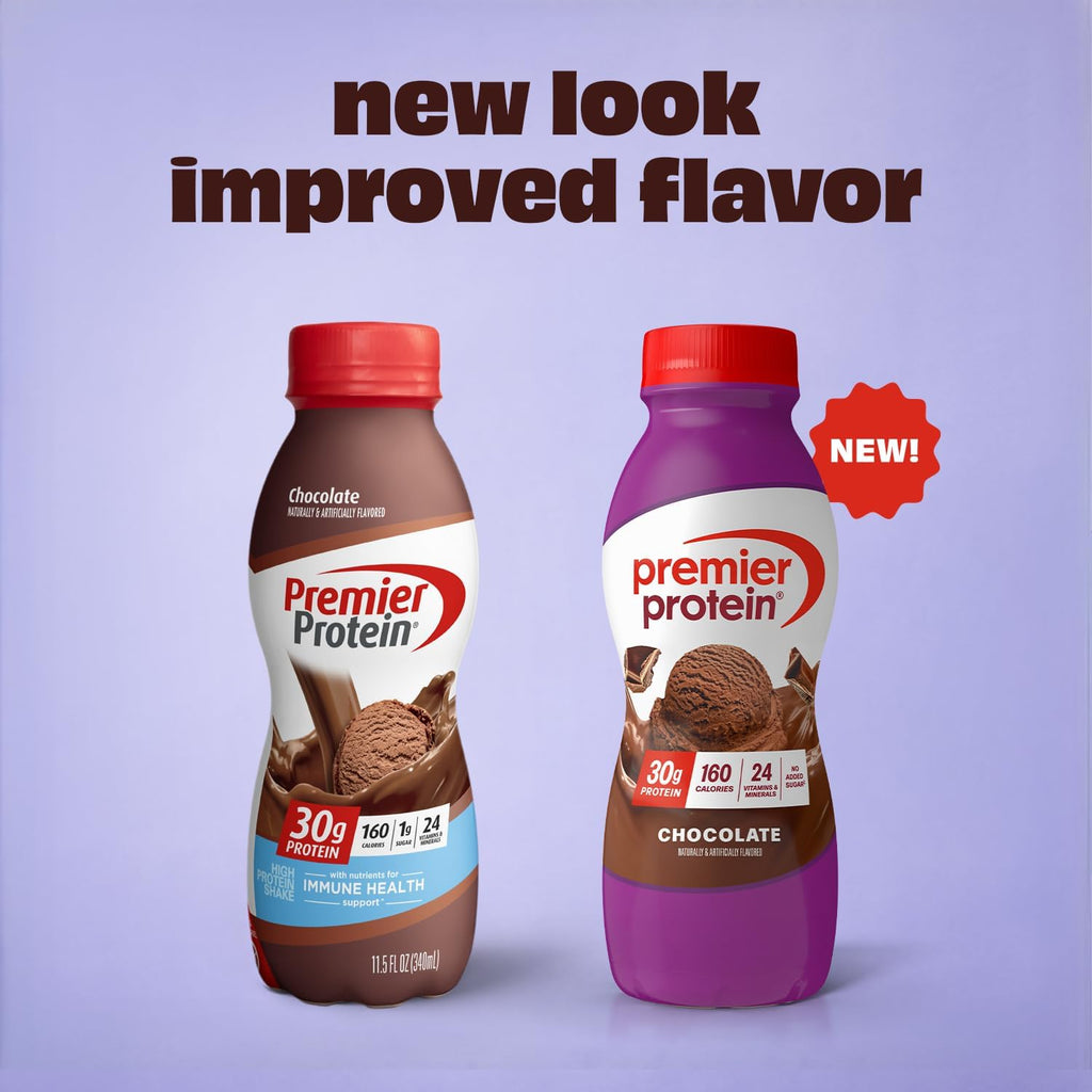 Shake, Chocolate, 30G Protein, No Added Sugar, 24 Vitamins & Minerals to Support Immune Health, 11.5 Fl Oz, 12 Pack