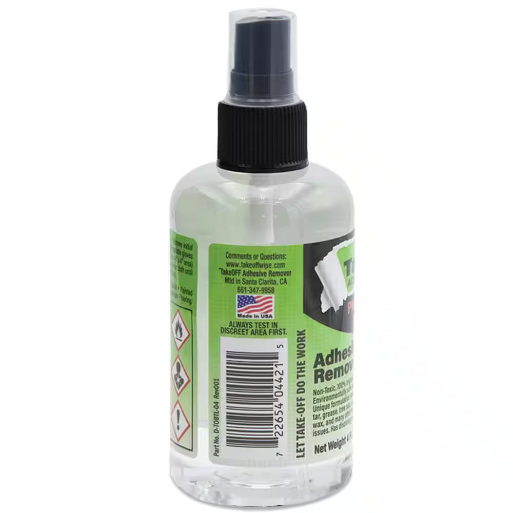 4 Oz. Bottle Professional Strength Household Adhesive/Glue Remover for Removing Every Sticky, Greasy, Gooey Mess