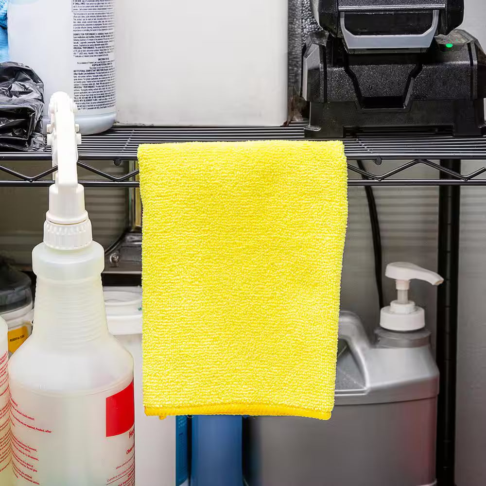 14 In. X 14 In. High Power Pro-Grade Heavy-Duty Microfiber Cloth Towels (16-Pack)