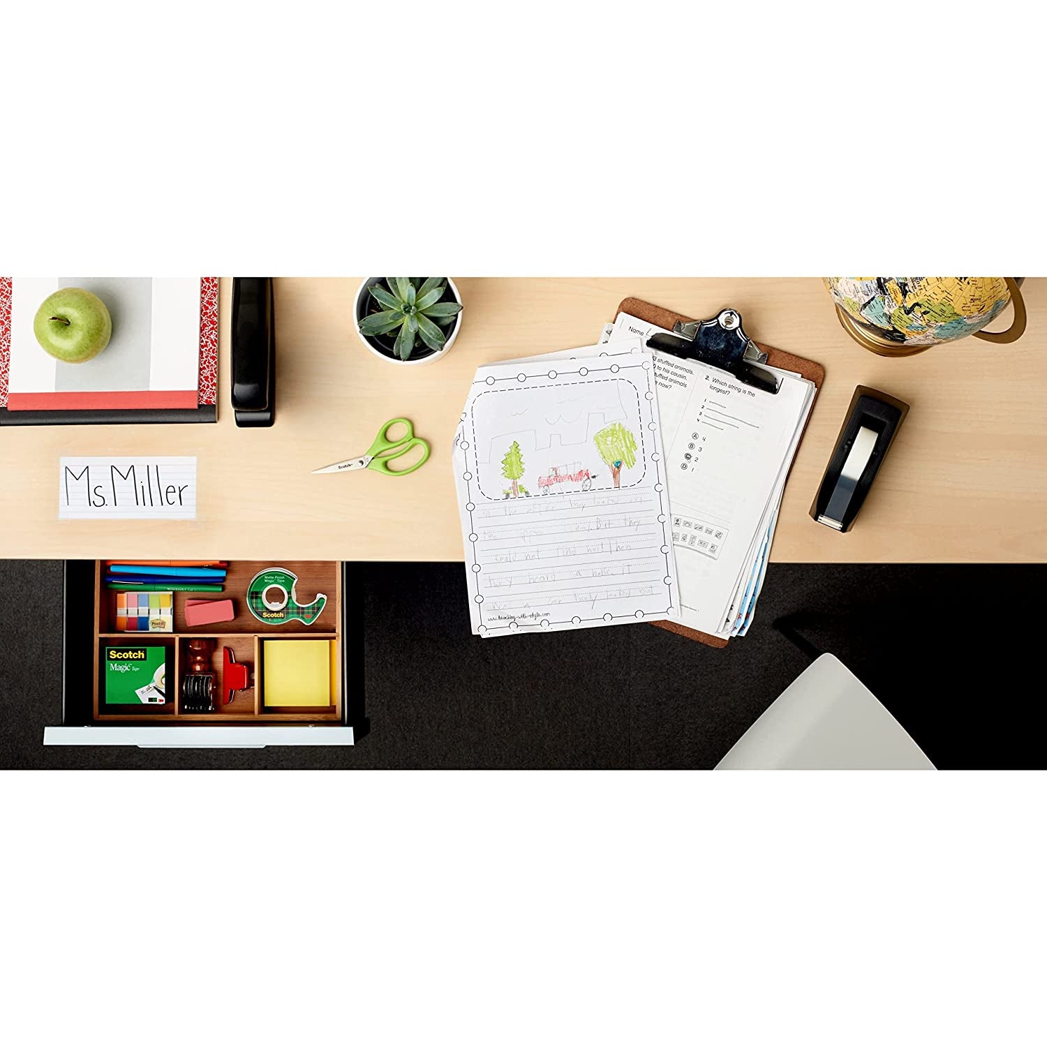 Magic Tape - Invisible Adhesive, Ideal for Home Office and Educational Use, Pack of 6 Rolls