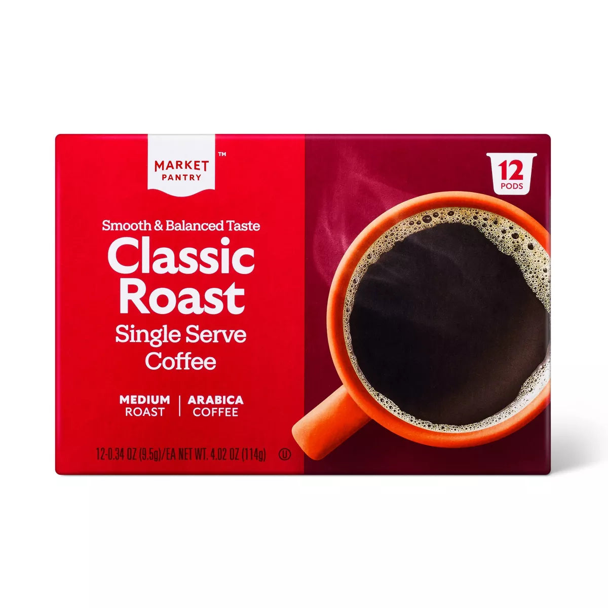 Premium Roast Medium Roast Coffee - Single Serve Pods - Market Pantry